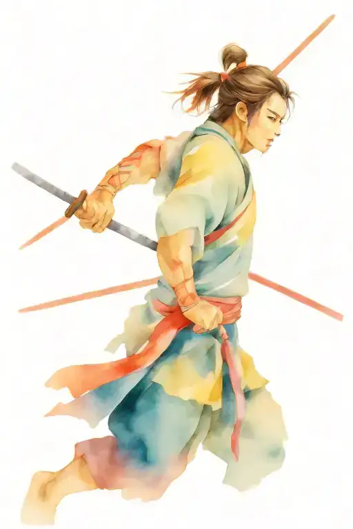 Math And Samurai Warrior