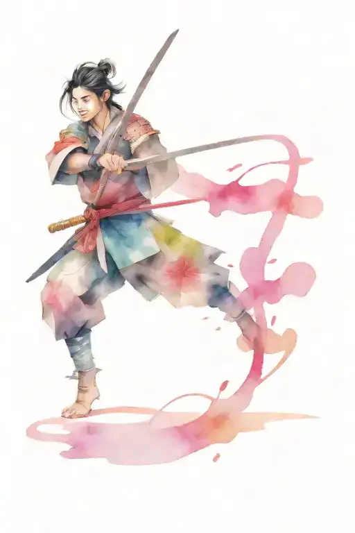 Math And Samurai Warrior