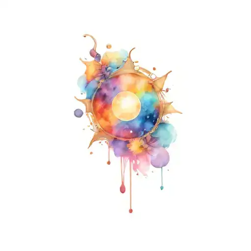 Sun And Planets Chest Women