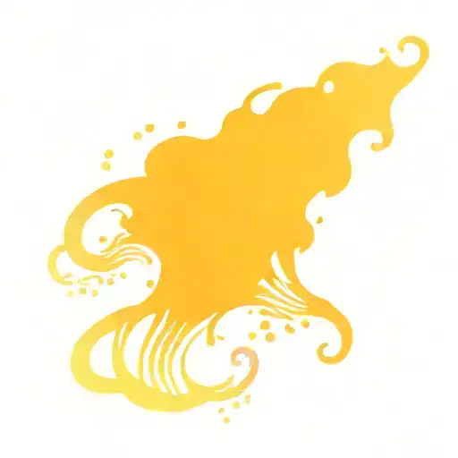 Ocean Waves With Vertebrae