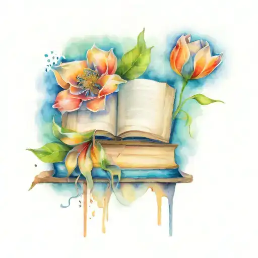 Book And Flower