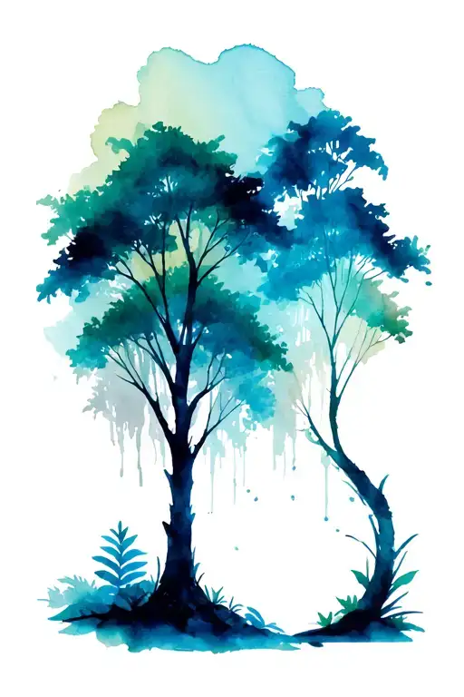 Jungle Forest With Trees