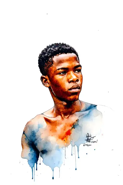 African Nude Young Male