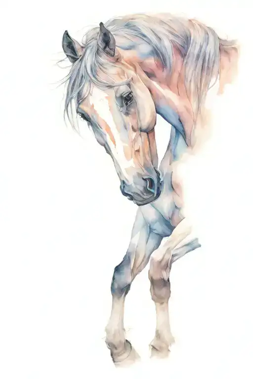 Unstructured Realistic Horse