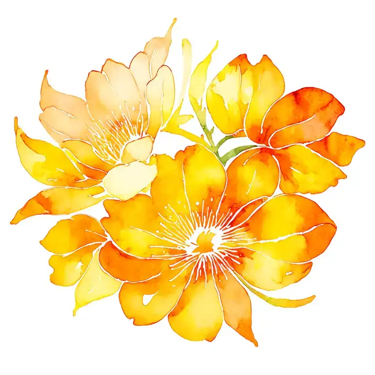 Balinese Shoulder Blade Flowers