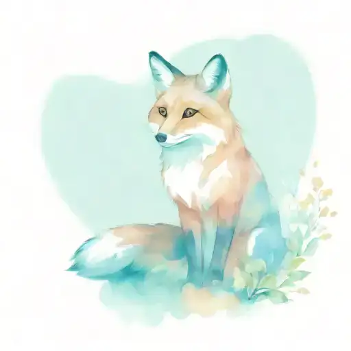 Fox And Butterfly