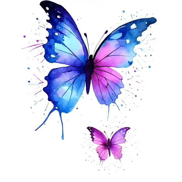 3 Fireworks Butterfly