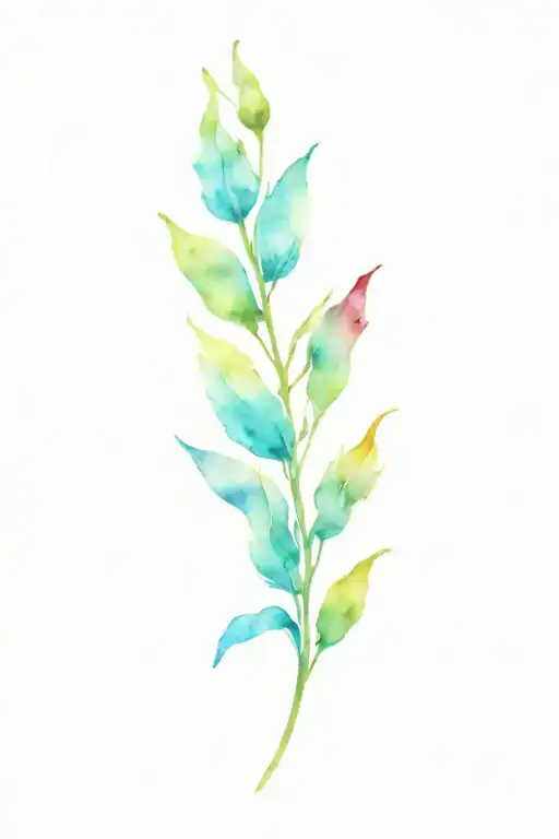 Watercolor Fine Line Style
