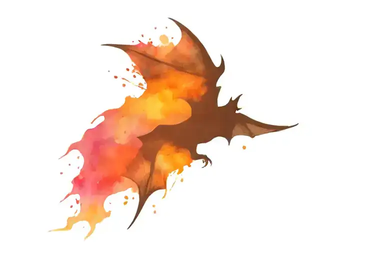 Small Black Bats Wrapped Around Arm Sleeve