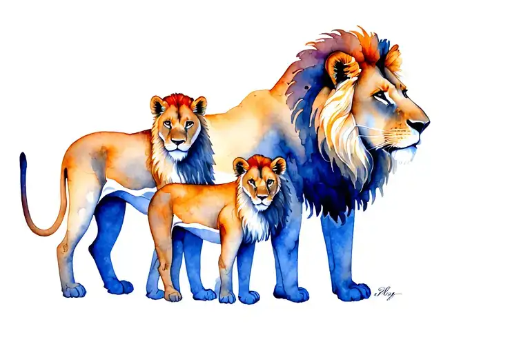Lion Family
