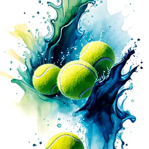 Tennis Balls Waterfall Flowing