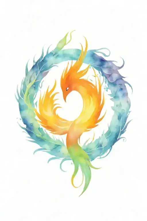 Phoenix Rising From Ashes