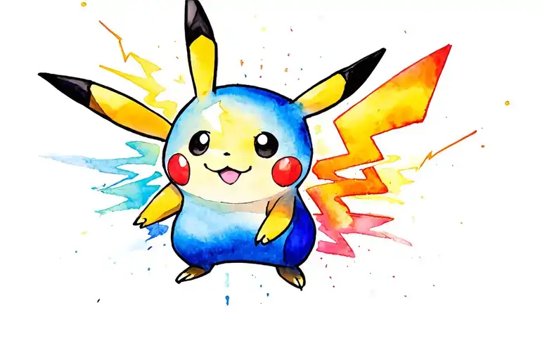 Lighting Strikes Pikachu Pokemon