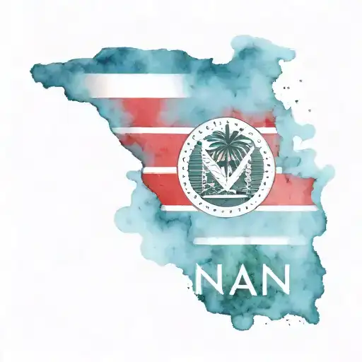 Trinidad Flag With The Word 'Nan'