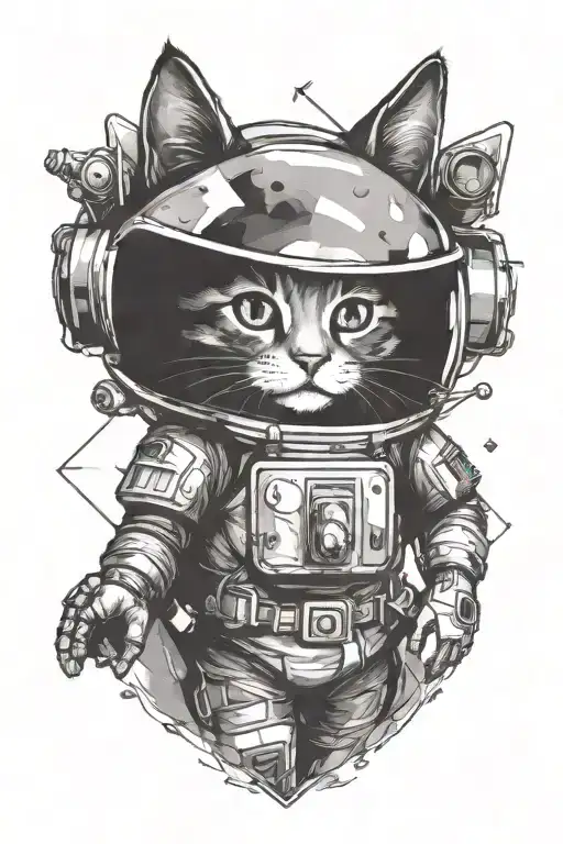 Spaceman Cat