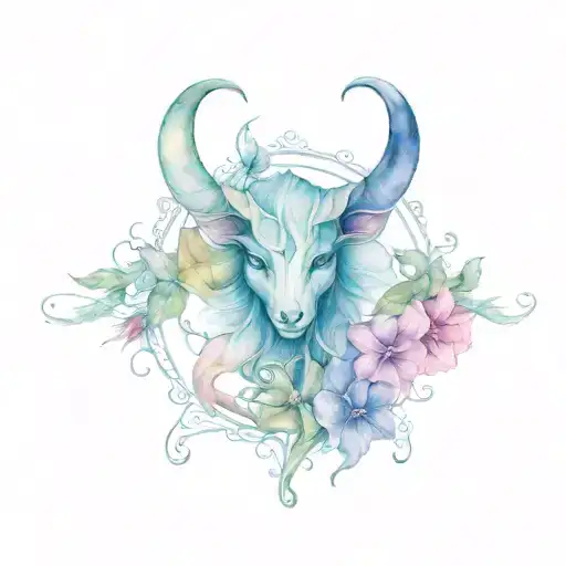 Feminine Demon In Morning Glory