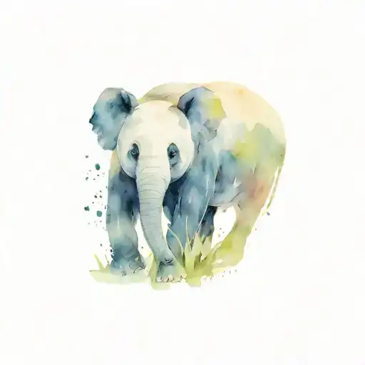 Panda Bear And Elephant
