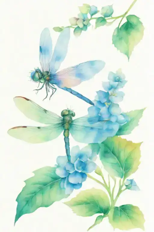 Hydrangea Dragonfly