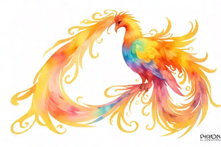 Phoenix With Wings