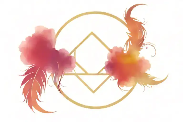 An Infinity Symbol Intertwined With A Dreamcatcher And A Taurus Constellation