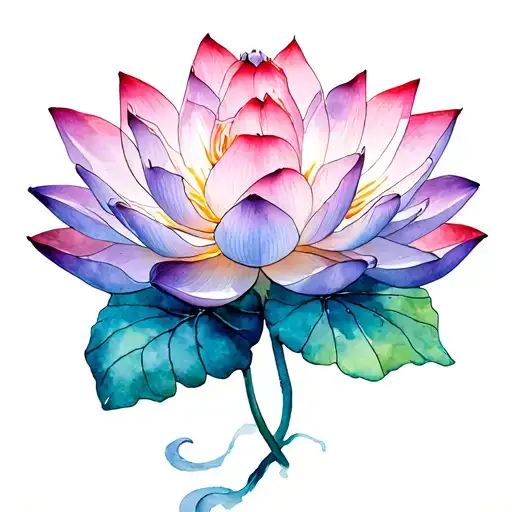 Lotus Flower Surrounded