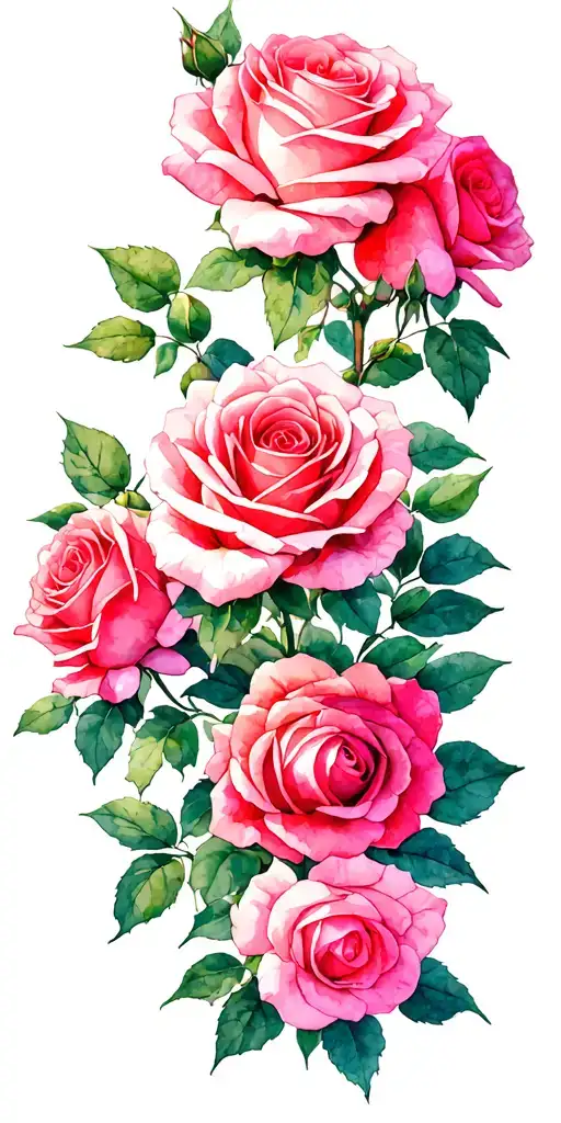 Big And Thick Rose Bush With 20 Roses