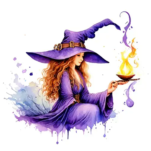 Witch Casting Spells