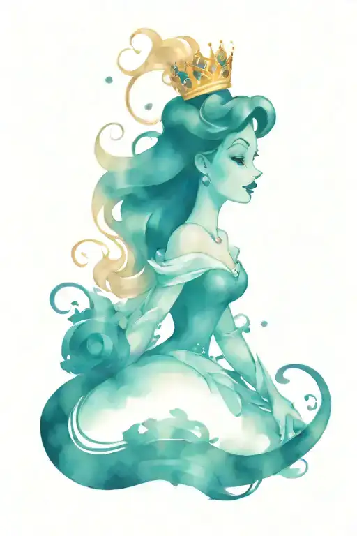 90'S Caricature Disney Princess