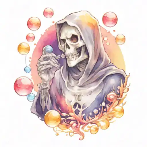 Reaper Blowing Bubbles