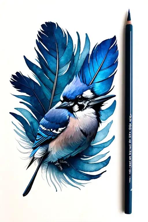 Blue Jay Feather