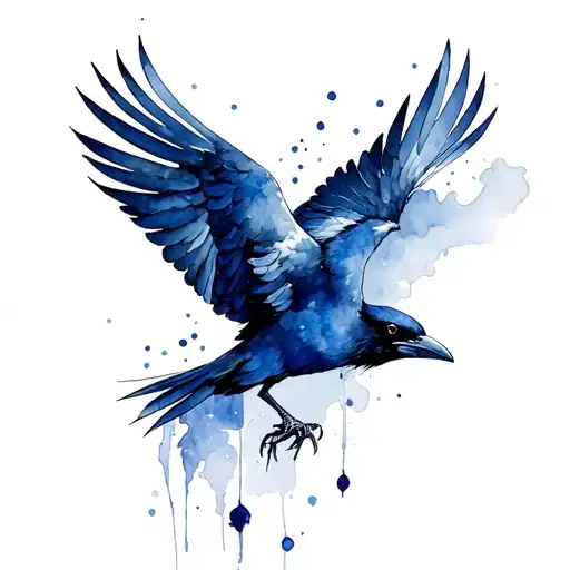 Raven Van Gogh Theme Based