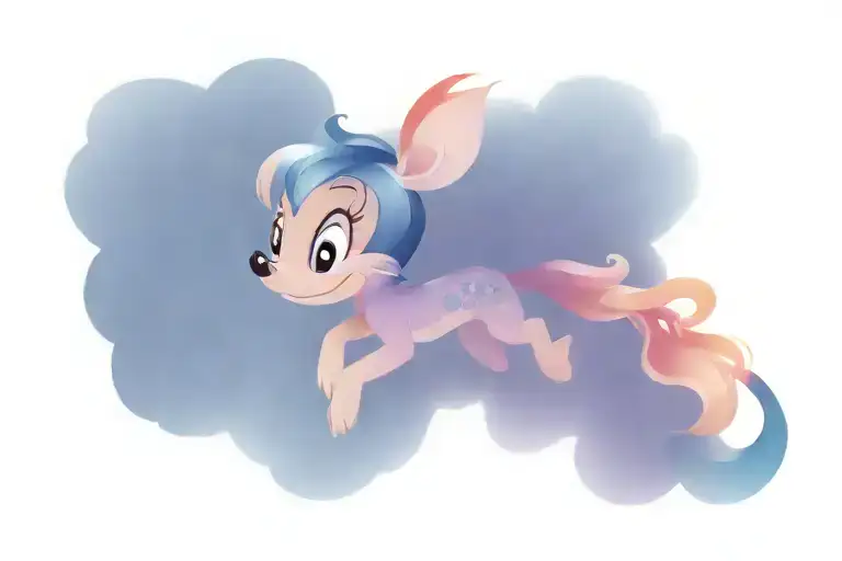 Disney Style Tattoo Design Featuring