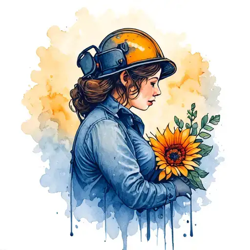 Coal Miners Wife Tattoo Design