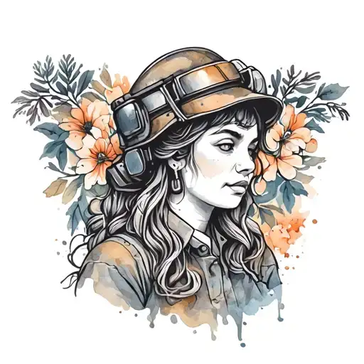 Coal Miners Wife Tattoo Design