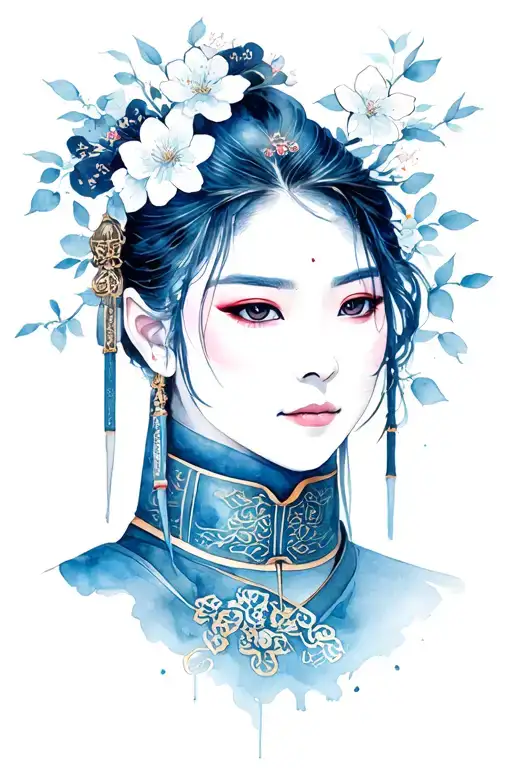 Chinese Warrior Face Sakura Fleur