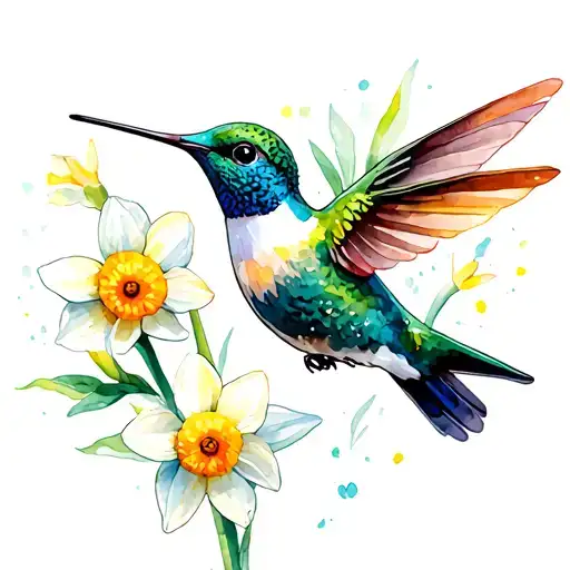 Daisy Hummingbird Daffodil