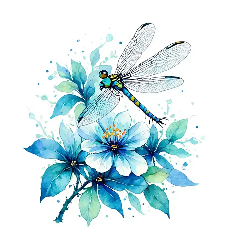 Dragonfly Blossom Flowers