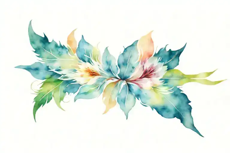 Ink Quill And Scroll Across The Top