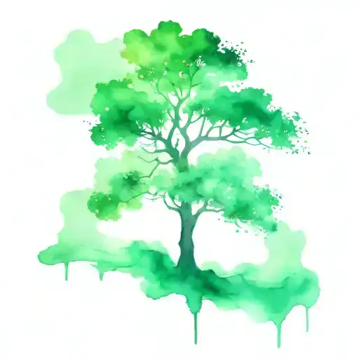 Green Dark Tree