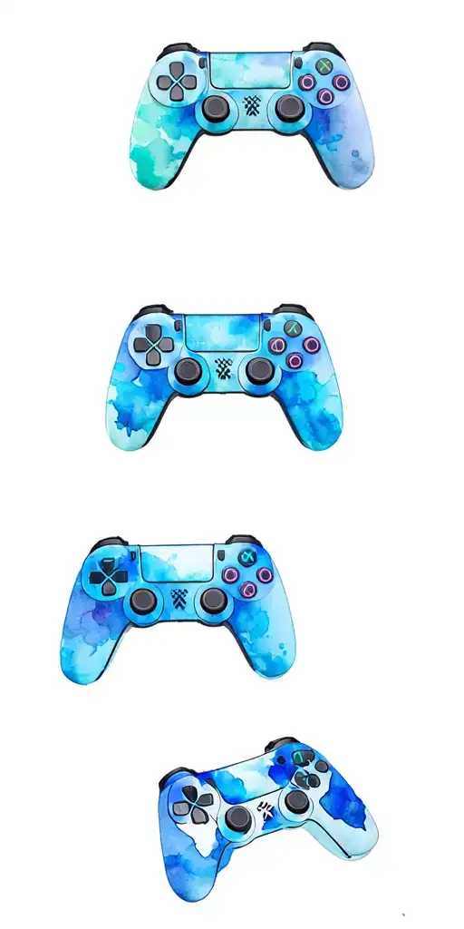 All Gaming Controllers Intertwined