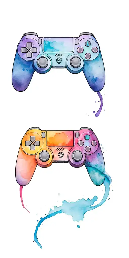 All Gaming Controllers Intertwined