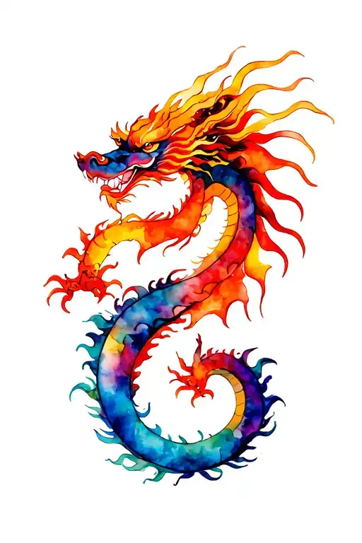 Japanese Dragon Wrapped