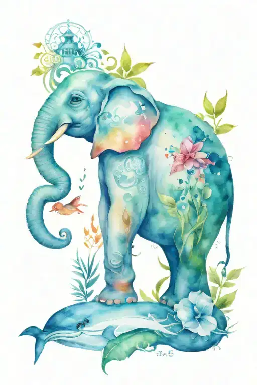 Elephant Owl Dolphin