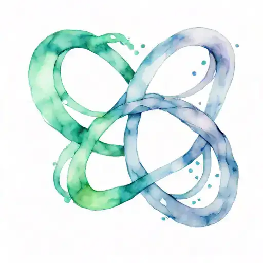 Infinity Symbol Intertwined Representing Your Love