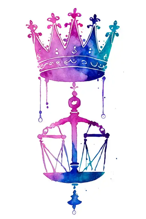 Libra King And Queen Crown