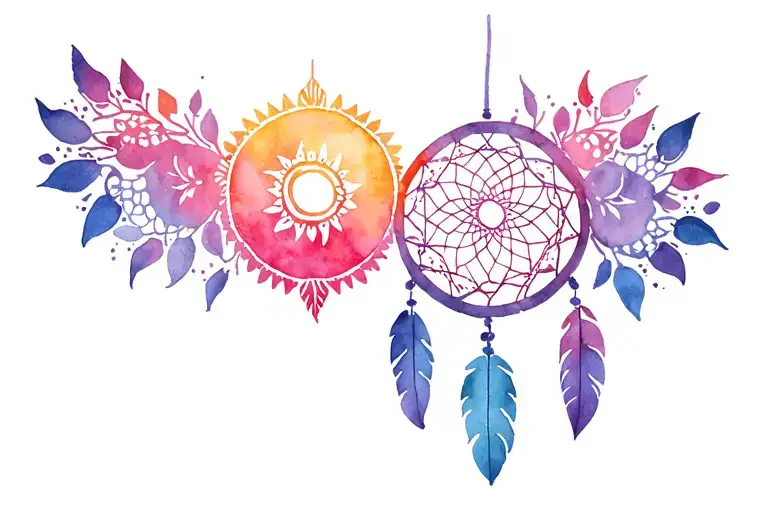 Elegant Lace Sun Dream Catcher