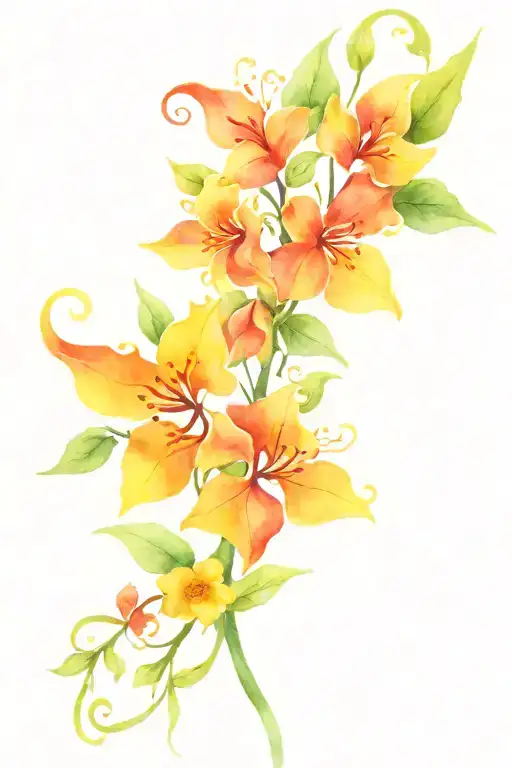 Flower Vine Wrapping