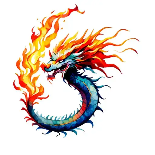 Korean Dragon Breathing Fire