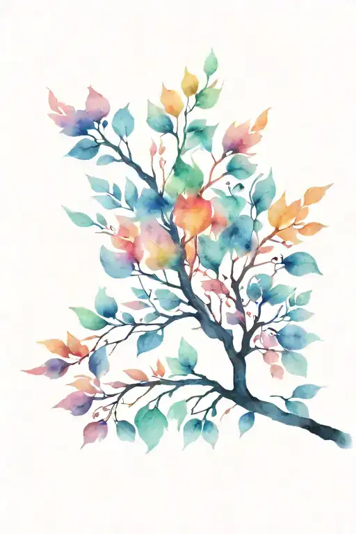 Tree Branches Representing Each Of My Children Incorporated