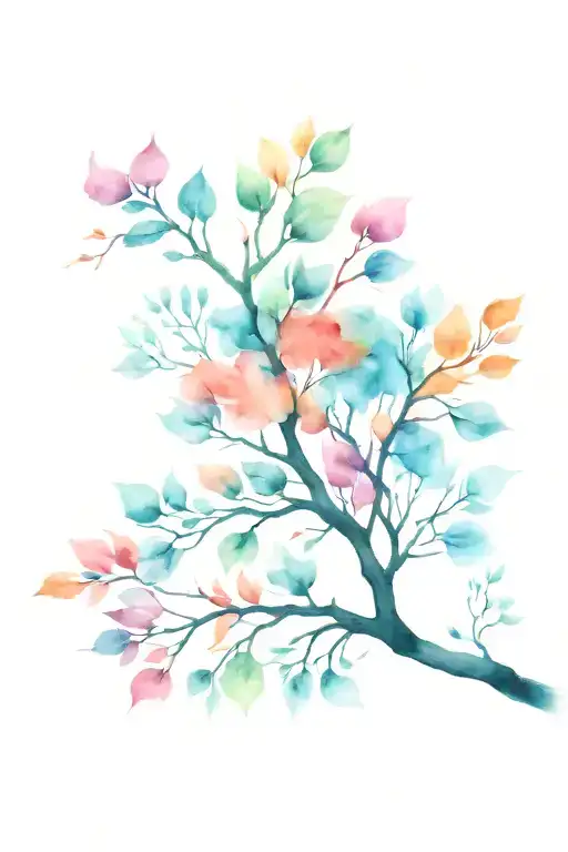 Tree Branches Representing Each Of My Children Incorporated